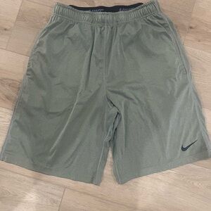 Nike Men's Olive Athletic Shorts